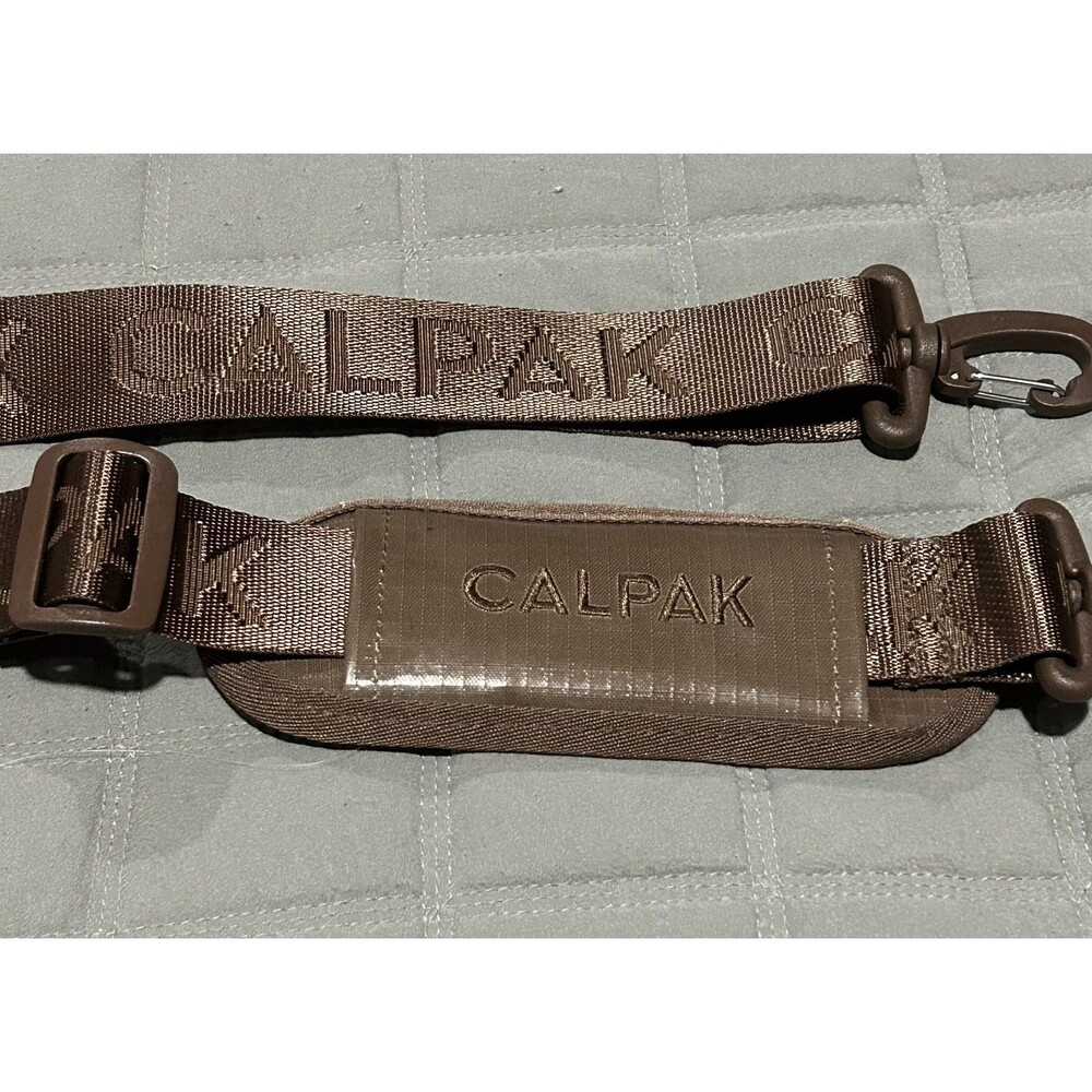 CALPAK Replacement Shoulder Strap Brown Adjustable Crossbody Luggage Backpack